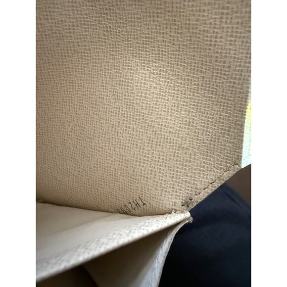 Louis Vuitton Sarah Wallet Womens Damier Azur Canvas Long French Purse France - Picture 15 of 16